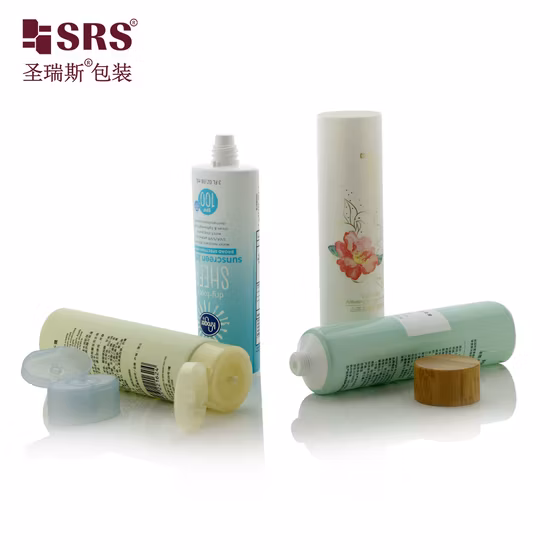 PE プラスチック竹ガラス化粧品アイクリーム/フェイシャル/ジェル/血清/日焼け止め/デオドラント/リップグロス/口紅/マスカラ/リップグロス/リップクリームスキンケア化粧品ソフトチューブ
